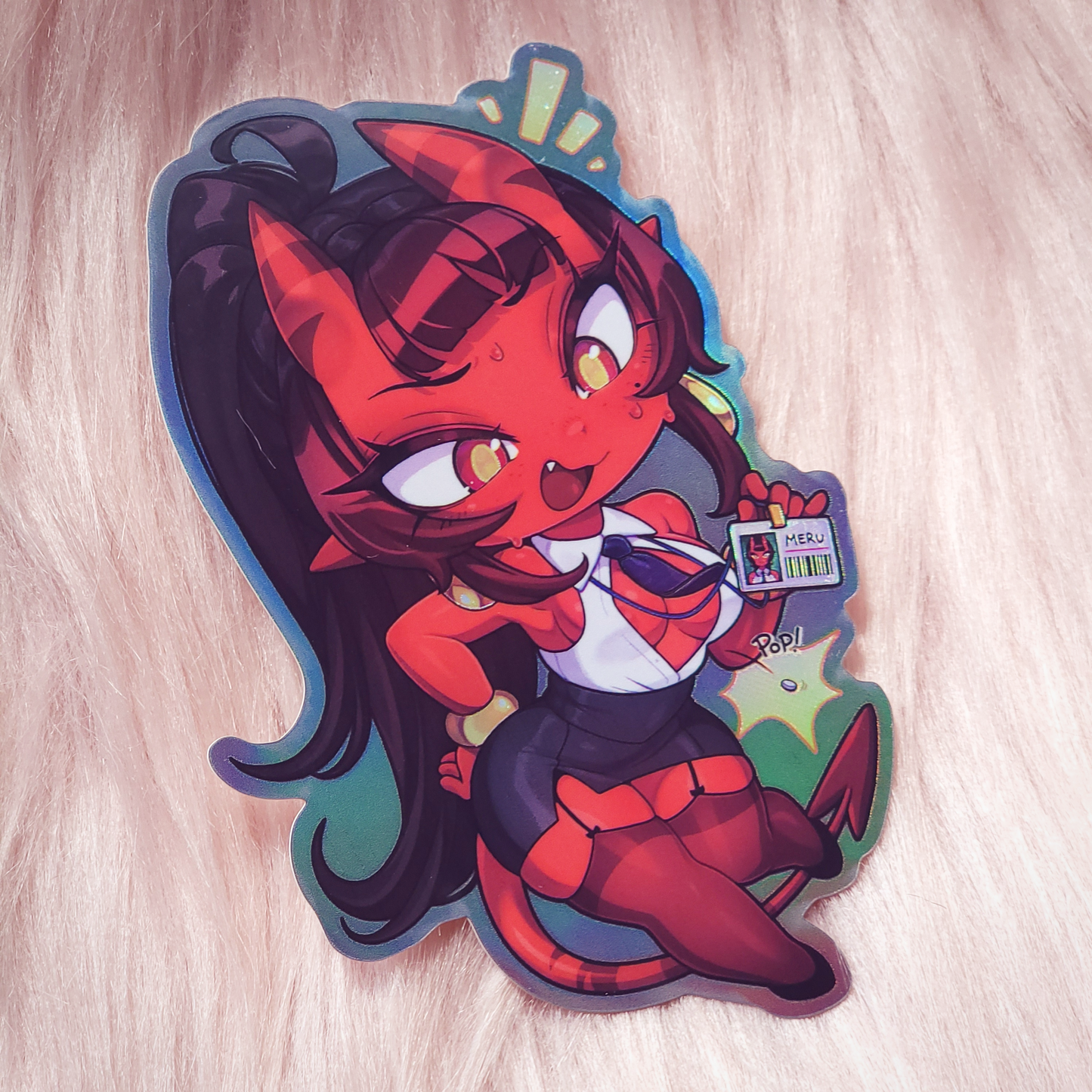 Meru the Succubus | Chibi Sticker