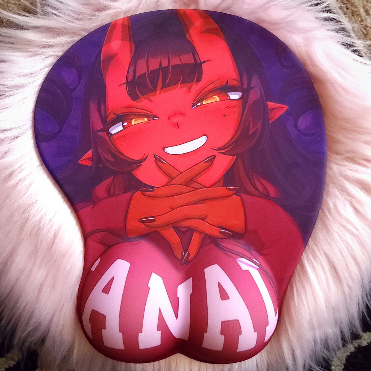 Meru Clicker Meru the Succubus | Canada | 3D Mousepad – merunyaaShop