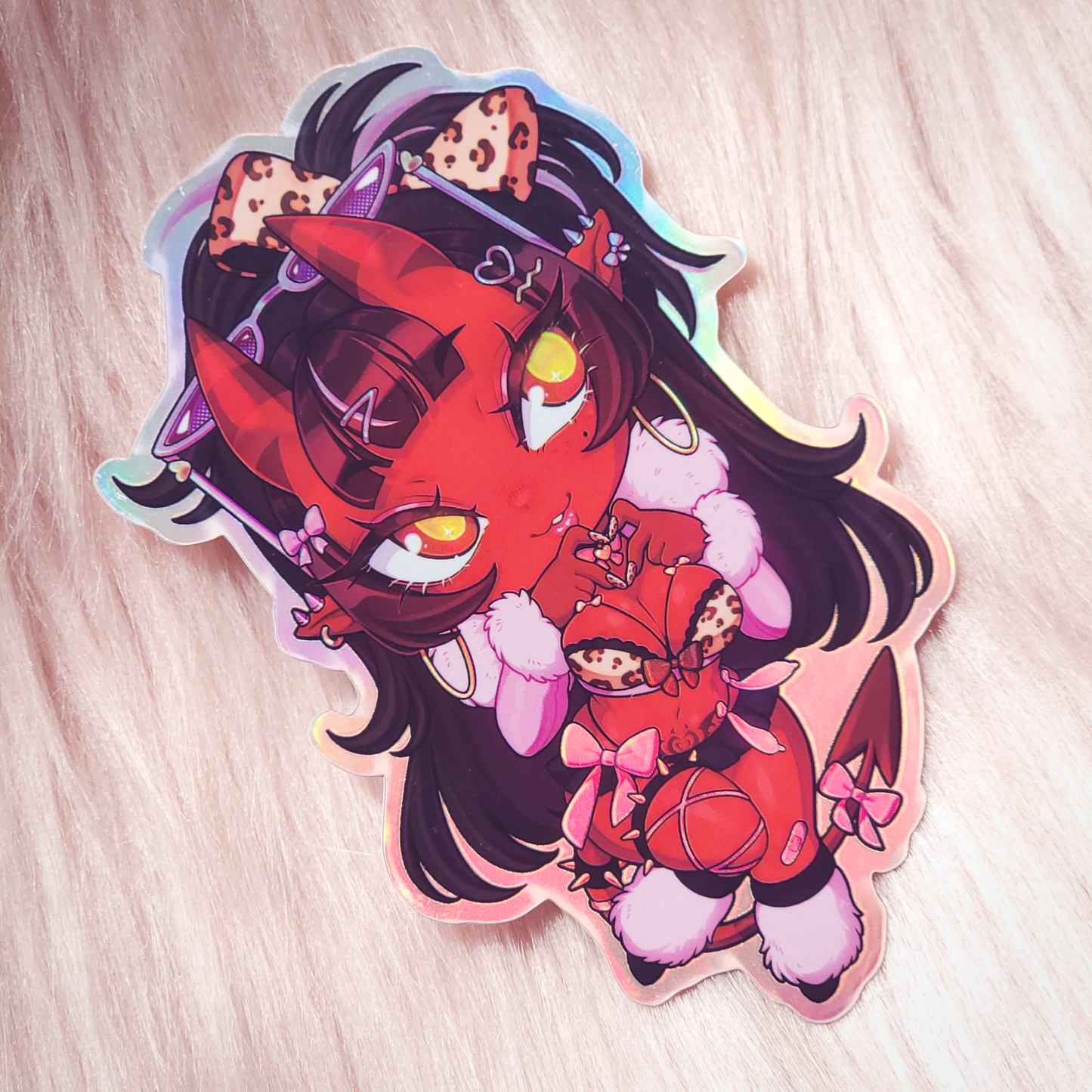 Meru the Succubus | Chibi Sticker