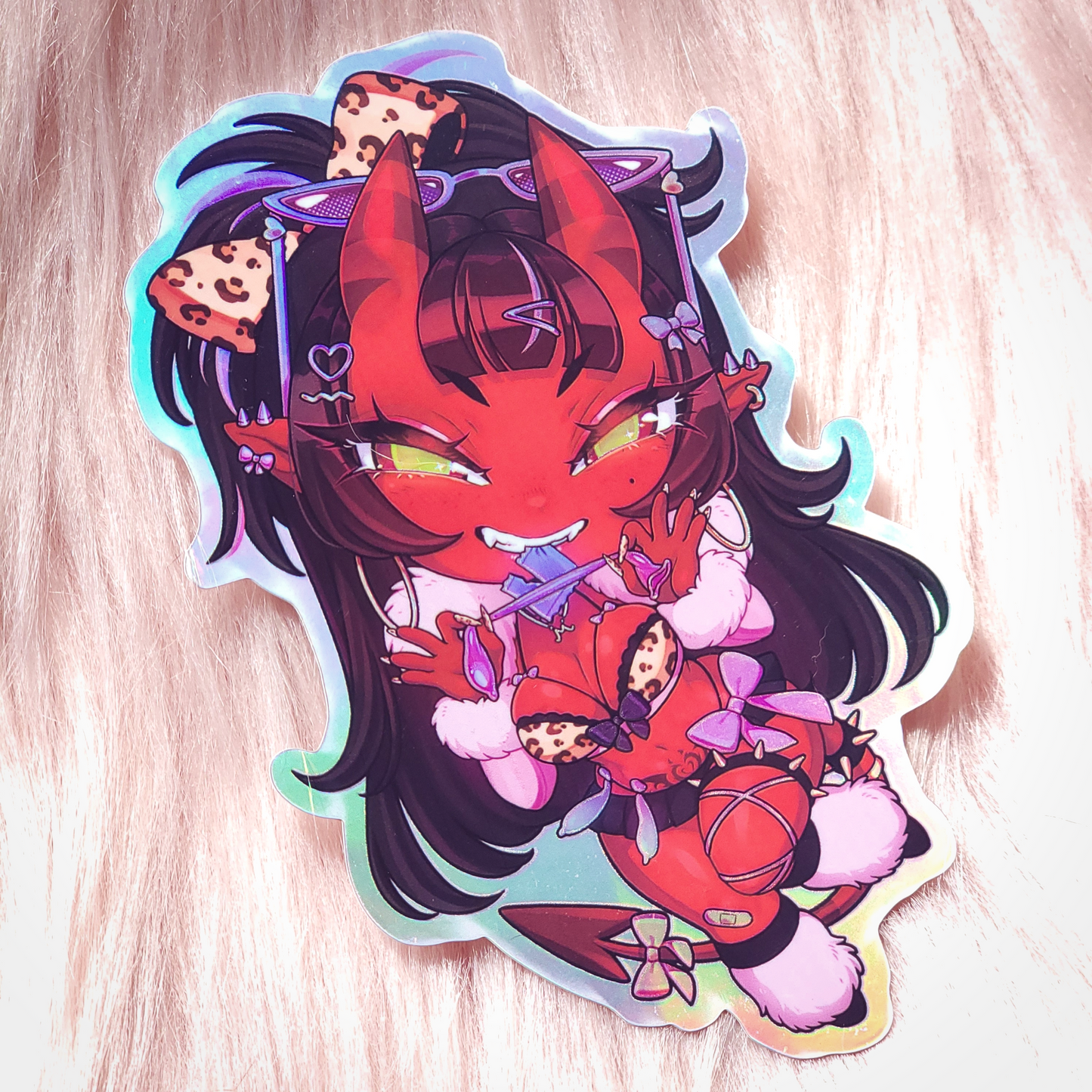 Meru the Succubus | Chibi Sticker